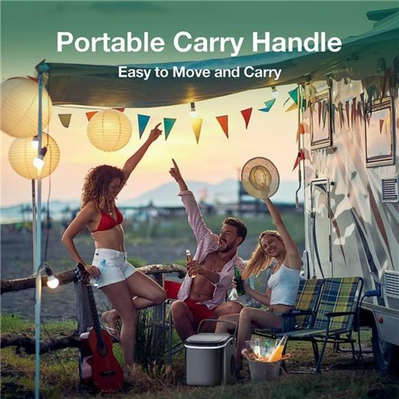 Countertop Ice Maker, 26.5lbs/24Hrs, Portable Ice Maker Machine - Picture 5 of 6